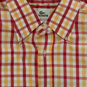 Lacoste button down shirt. Size 44